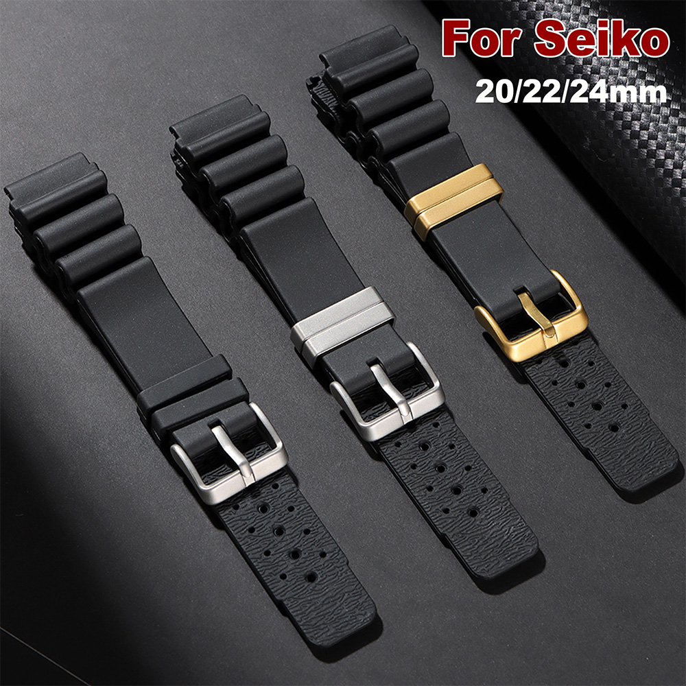 Silicone Watch Strap 20mm 22mm - огляд і ціна Citizen Watch Promaster