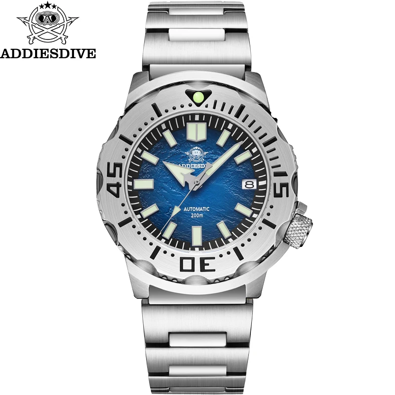 ADDIESDIVE New Sapphire Glass  - огляд і ціна Seiko Watch 5 Sports