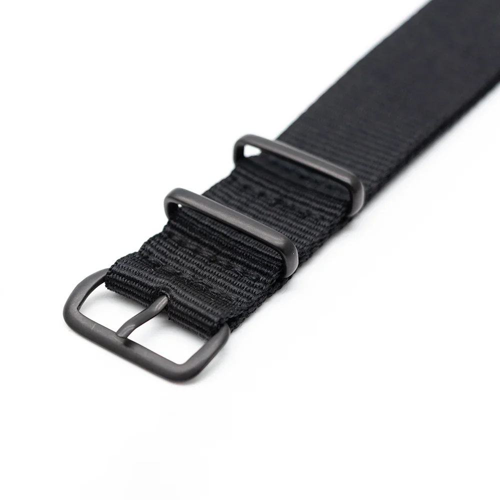 Black Nylon Watch Band For Mec - огляд і ціна Nato Strap Nylon