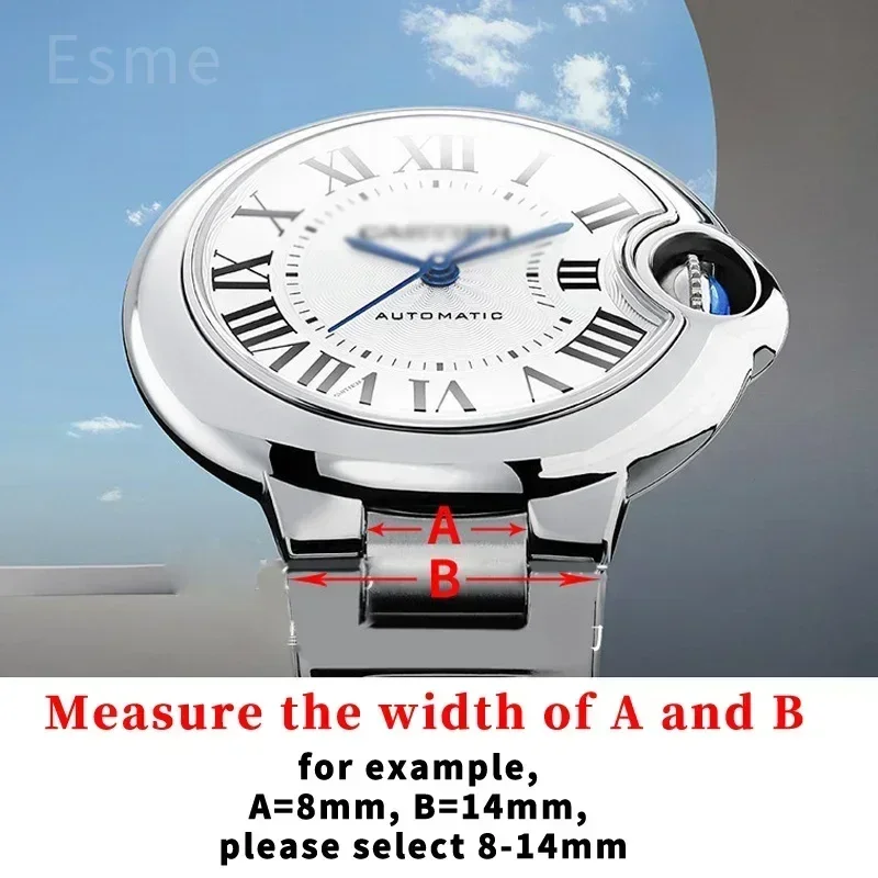 11x18mm Watchband for Cartier  - огляд і ціна Cartier Watch Ballon Bleu