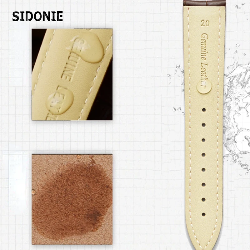 Genuine Leather Cowhide Men's  - огляд і ціна Cartier Watch Santos