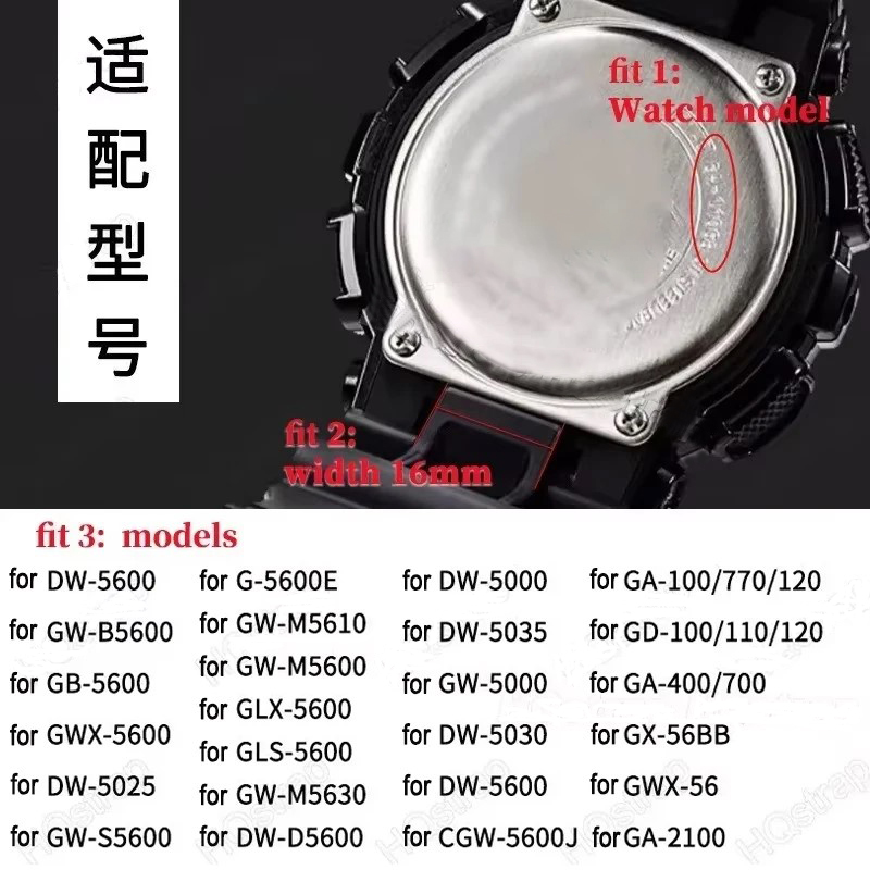 16mm Travel Loop Nylon Strap F - огляд і ціна Casio Watch G-Shock Dw-5600