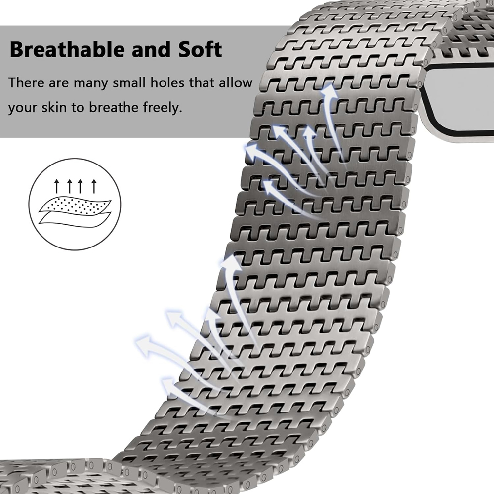 Titanium loop strap for Apple  - огляд і ціна Milanese Loop Magnetic