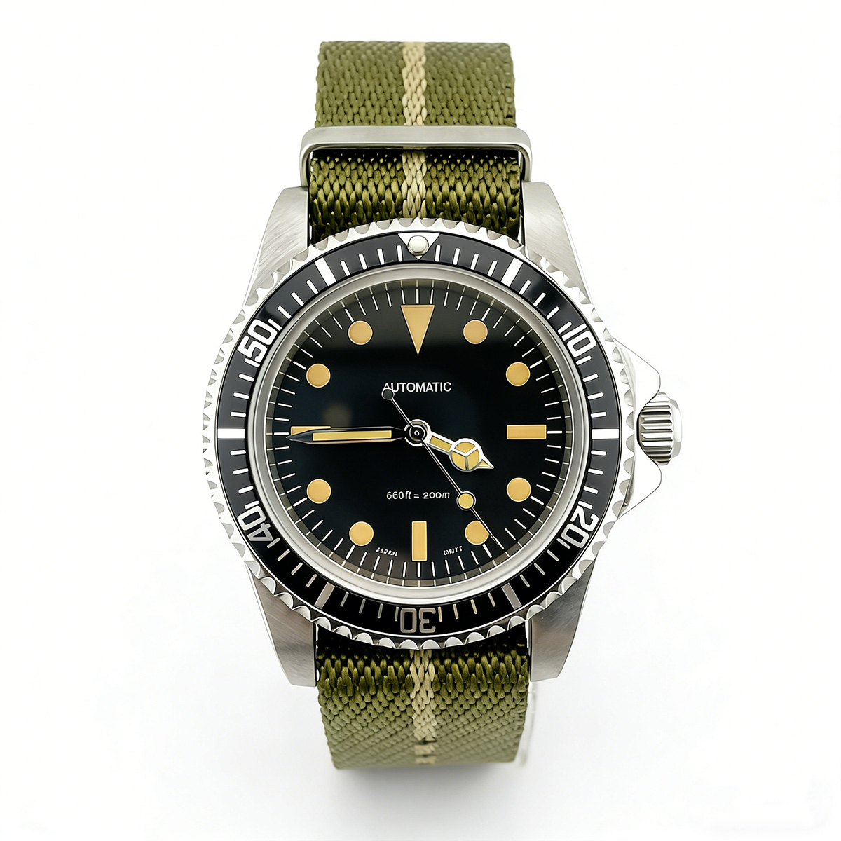 39.5mm Diver Retro Watch Sapph - огляд і ціна Tropic Strap Vintage