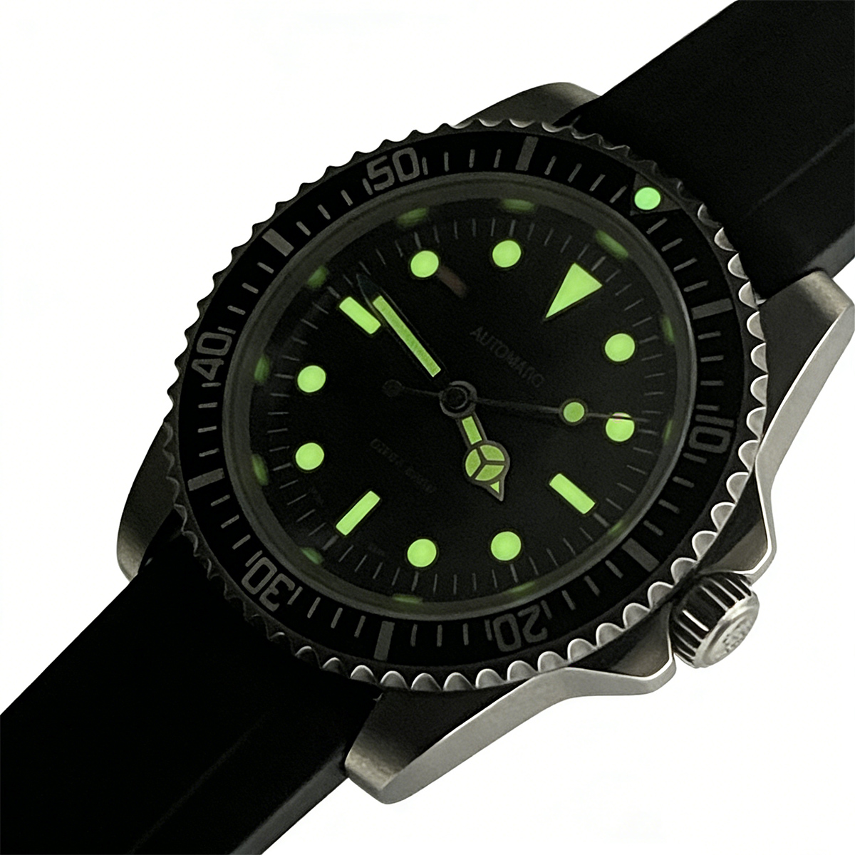 39.5mm Diver Retro Watch Sapph - огляд і ціна Tropic Strap Vintage